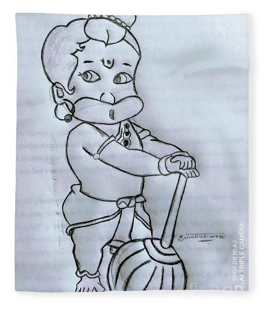 Buy Hanuman ji drawing Artwork at Lowest Price By PrinceArtz